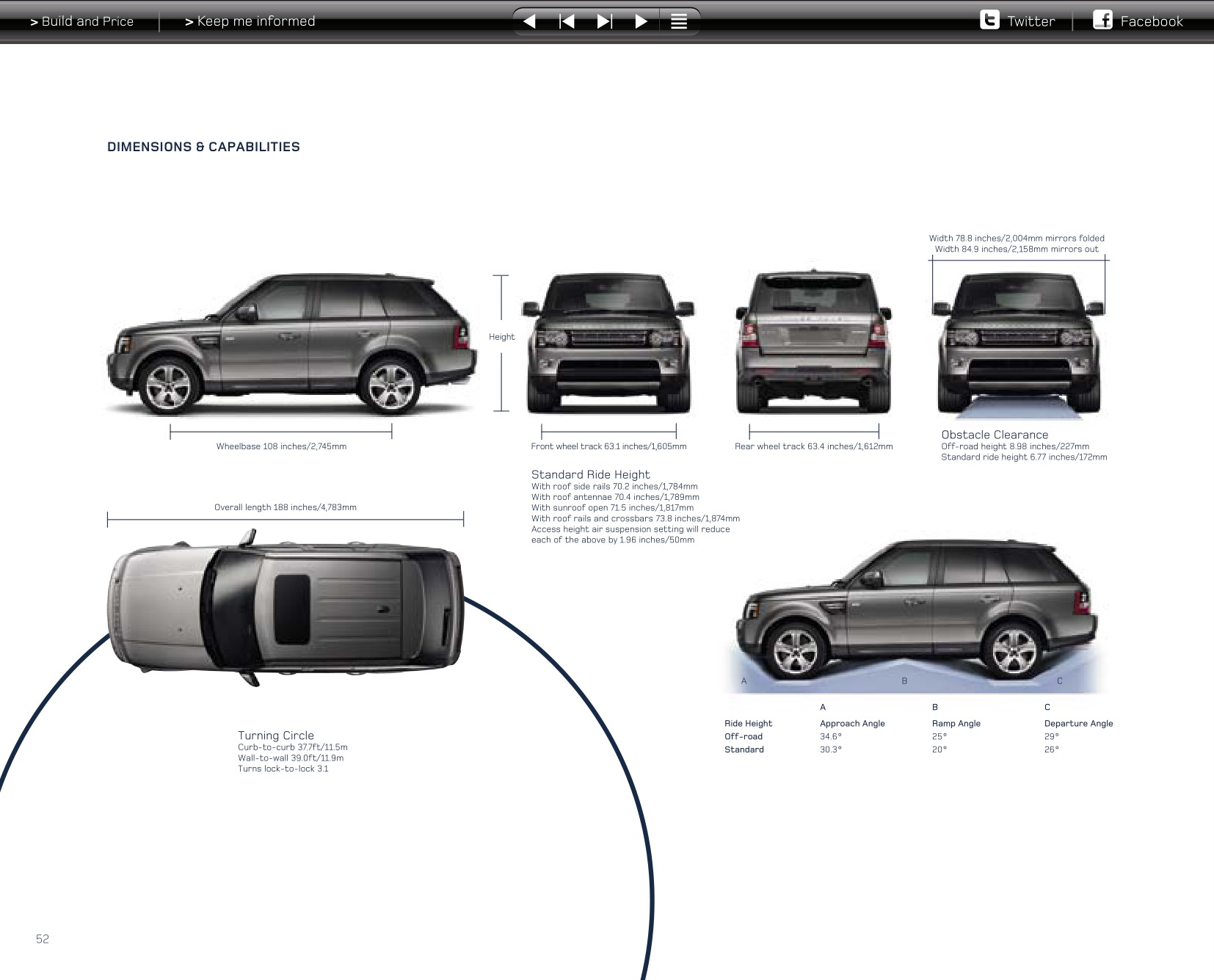 2013 Range Rover Sport Brochure Page 25